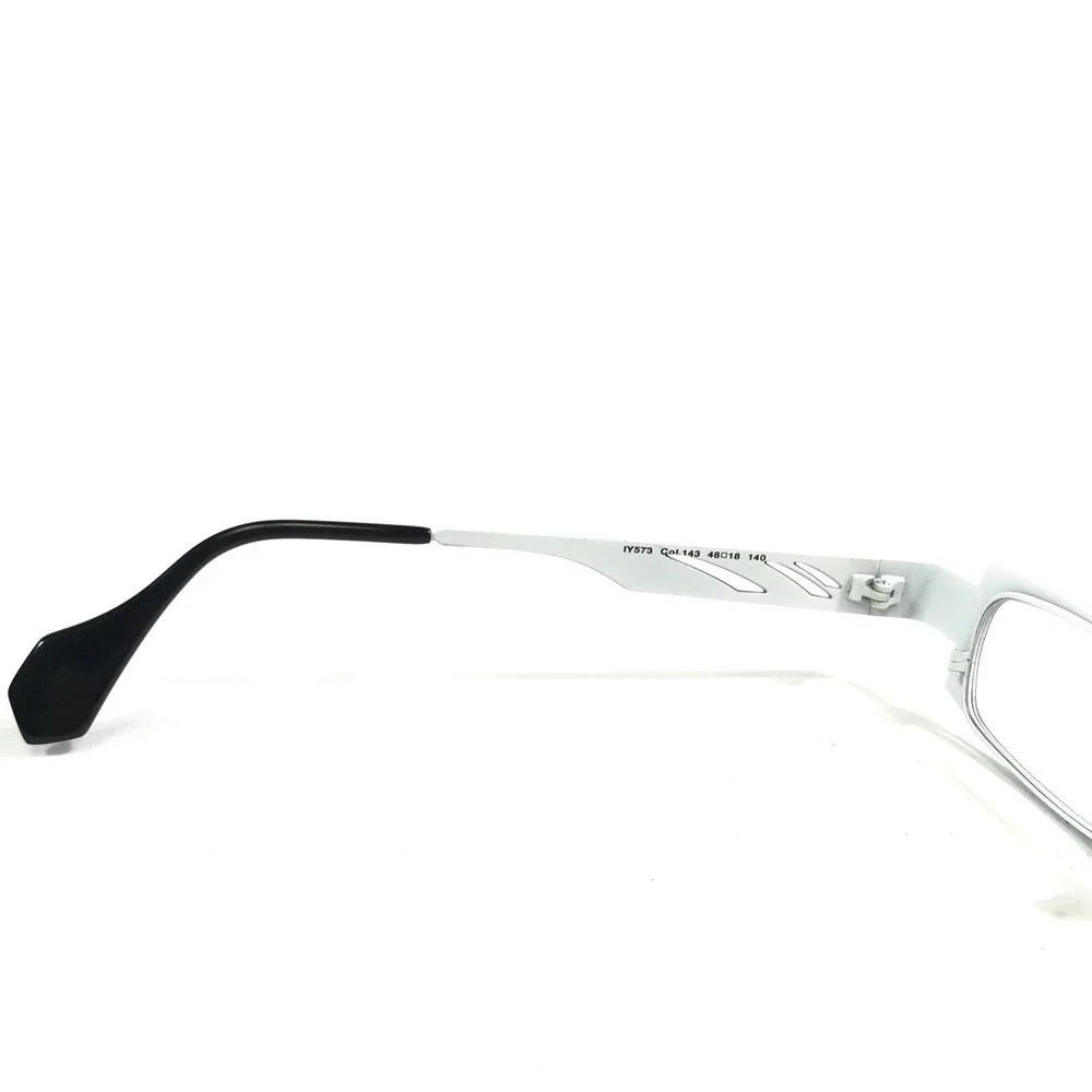 Iyoko-Inyake Eyeglasses Frames IY573 Col.143 Black White Cat Eye 48-18-140